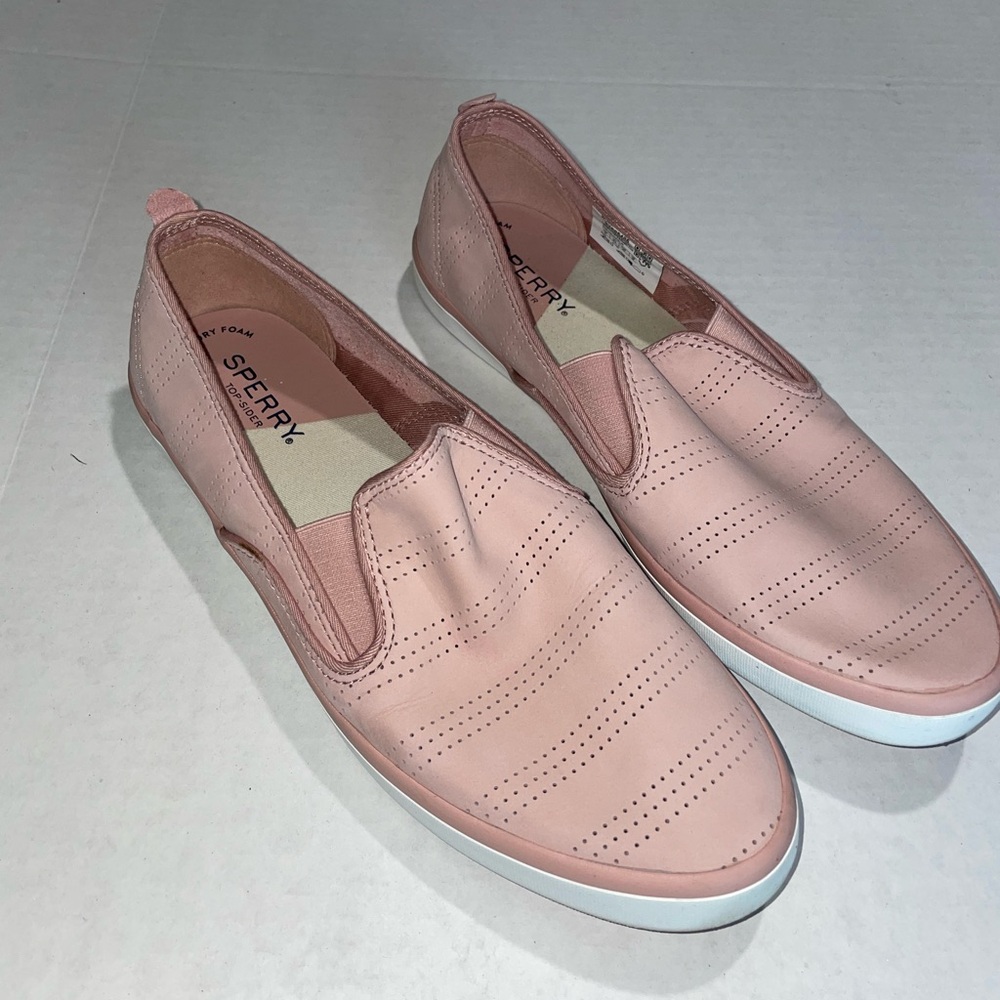 Sperry Women's Blush Pink Slip-On Sneakers